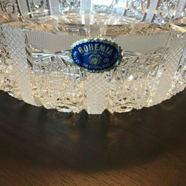 BOHEMIA ボヘミアガラス 灰皿