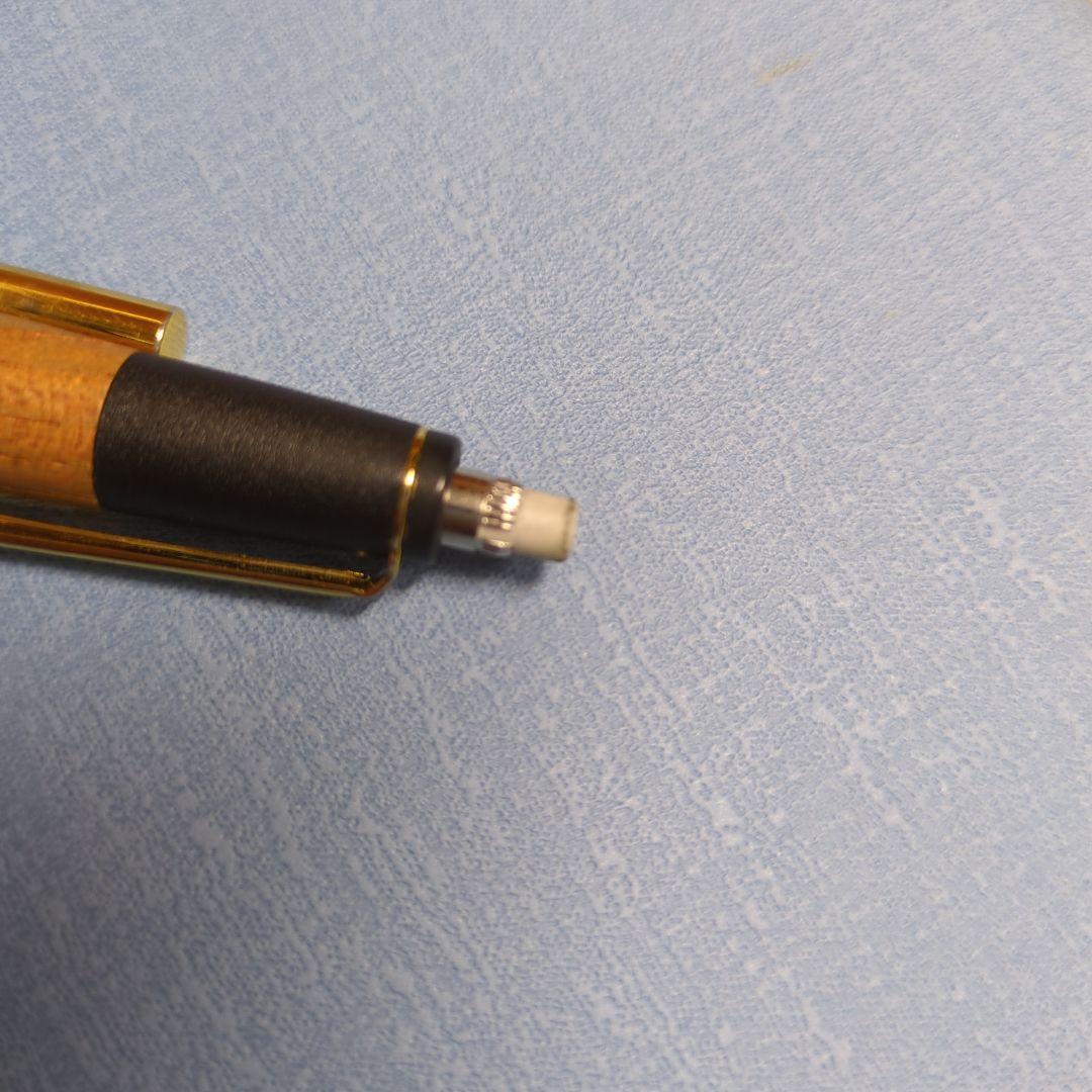 ボナンペン 欅 シャープペン 0.5mm 真鍮金具 箱付き