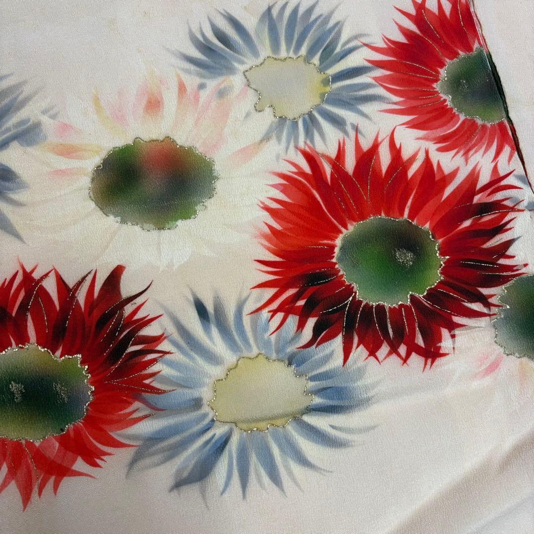 アンティーク着物　子供　七五三 珍しい柄　希少　しつけ付き　レア