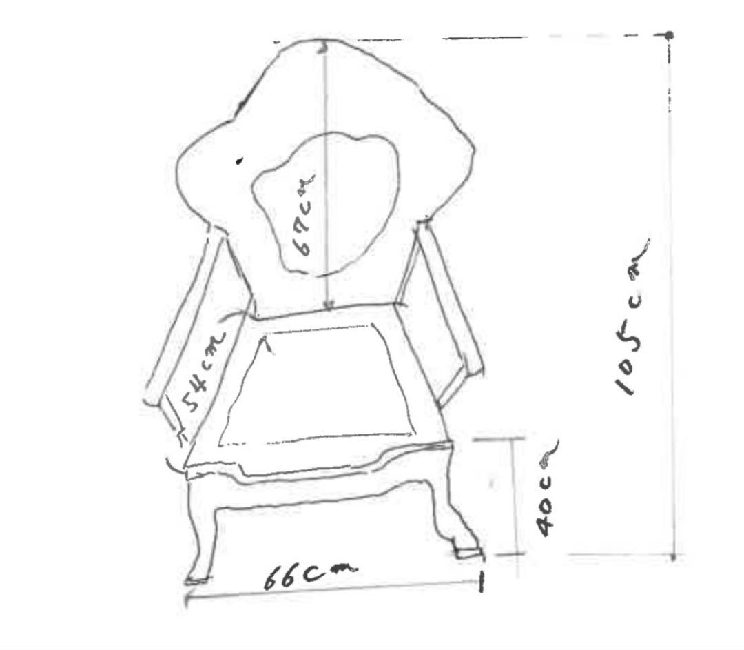 アンティーク家具 紅木家具 1人用椅子