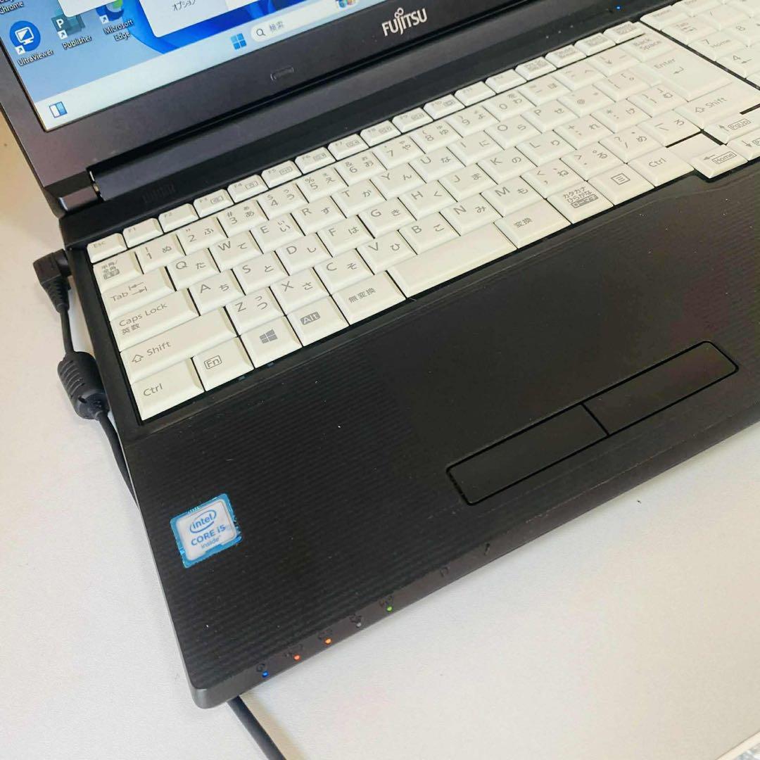 T16 Fujitsuノートパソコンi5 SSD高速Windows11オフィス付