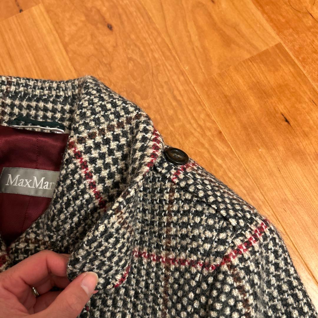 MaxMara マックスマーラ チェックコート