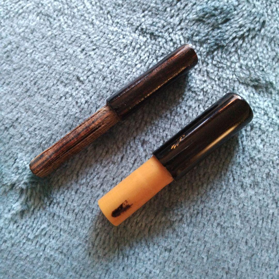 ★ヘラ竿【ジャンク品/実釣OK】★2本セット　朱紋峰先ぬけ15尺/品名不詳12尺