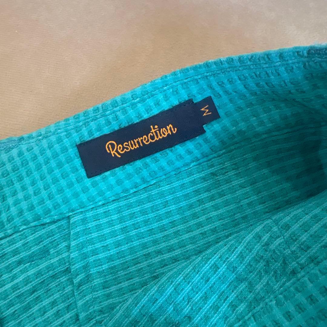 Resurrection グリーンチェック ゴルフパンツ M