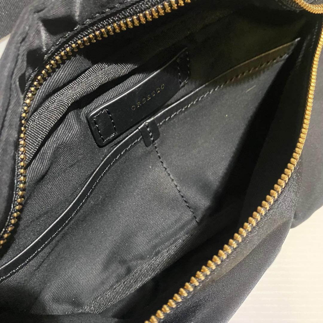 【未使用級】ORSETTO　FORTE ボディバッグ　ナイロン　ブラック