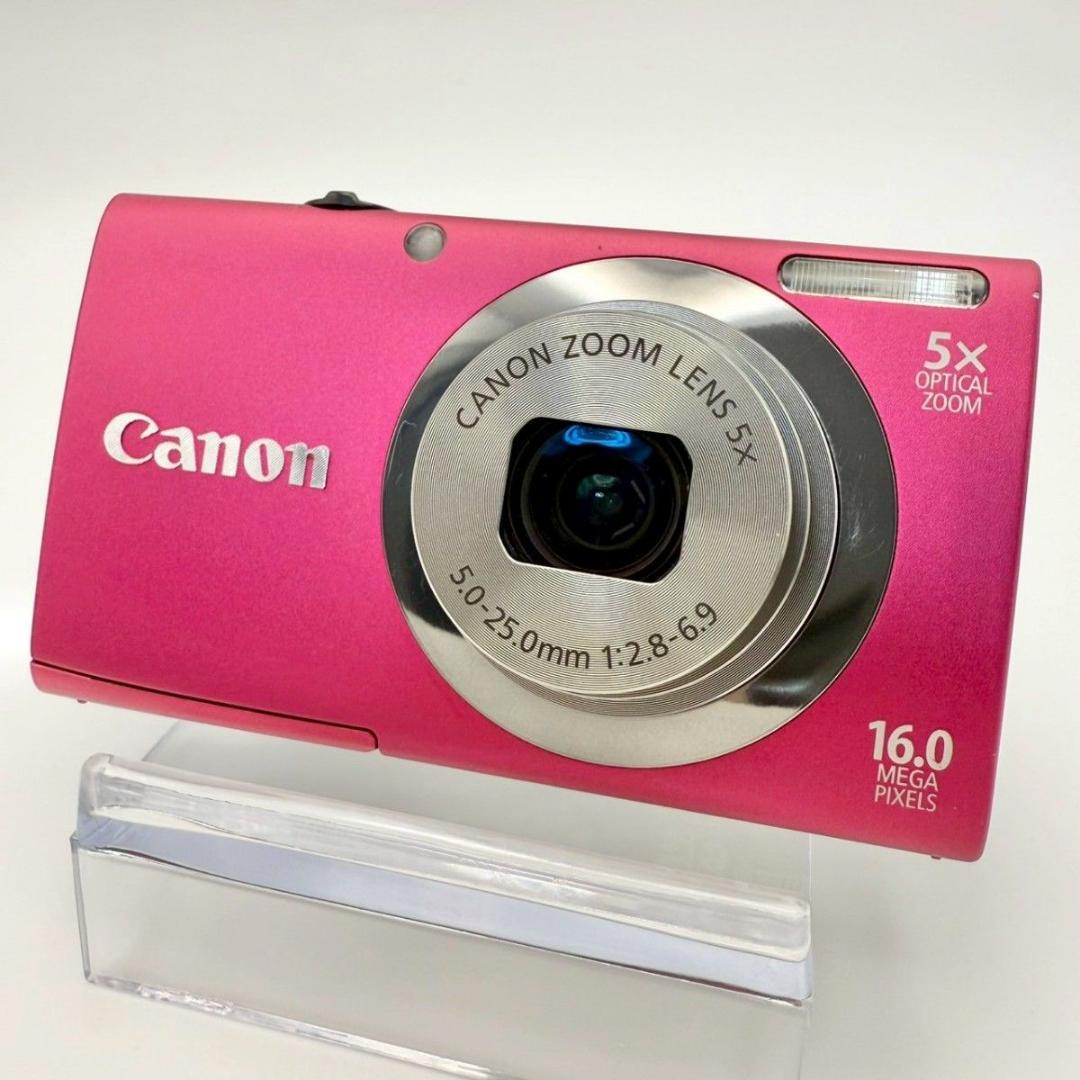 【極美品】Canon PowerShot A2300 キャノン デジカメ ピンク