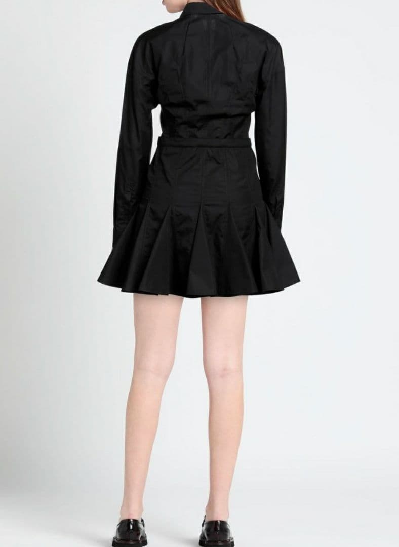 ヌメロヴェントゥーノ　ジッパー　ワンピース　ドレス　ミニワンピース　黒