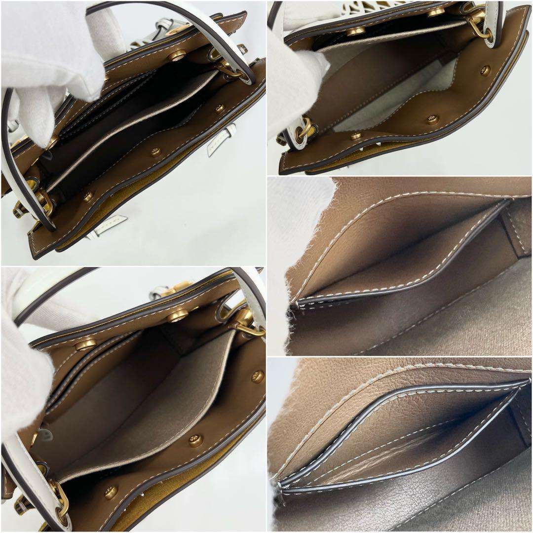 トリーバーチ Leeラジウィル 2way カットワーク ショルダーバッグ