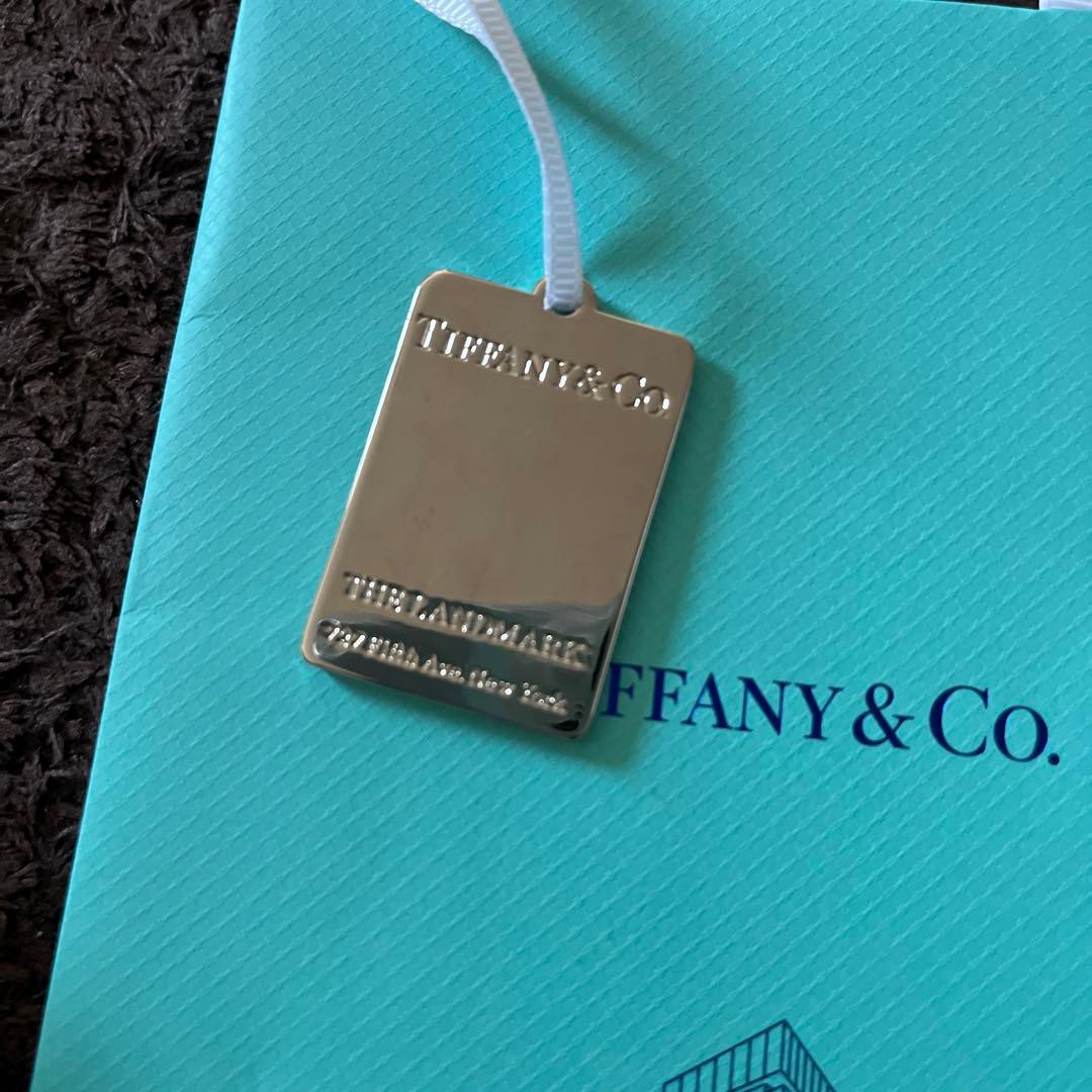 ティファニー本店チャームとショッパー