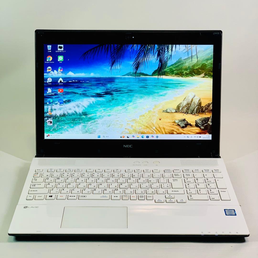Core i7✨SSD2TB✨32GB✨カメラ✨NEC✨ホワイト✨ノートパソコン