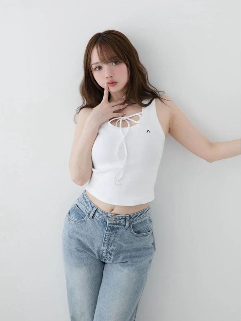 andmary Bella ribbon tops 新品未使用