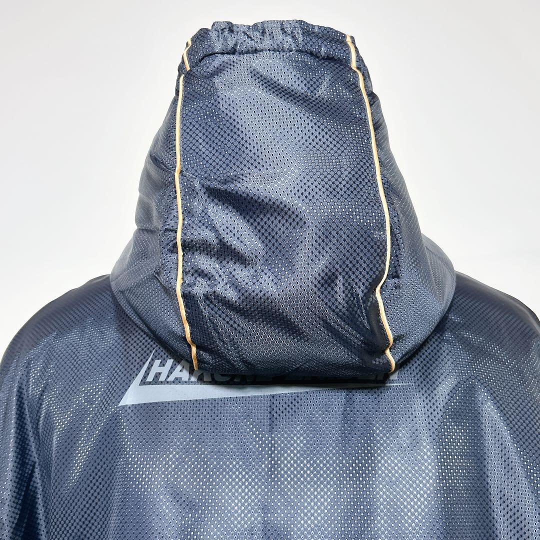 ☆新品☆ミズノ 箱根駅伝 ロングベンチコート 中綿入り ネイビー（M）撥水 光沢