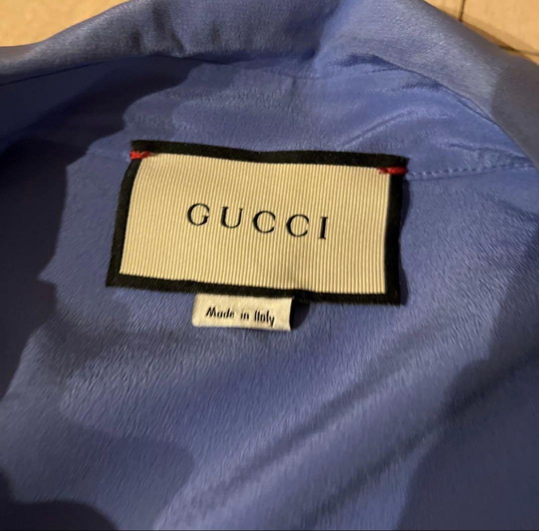 「りつ」GUCCI 正規品 グッチ 長袖シャツ　ブラウス