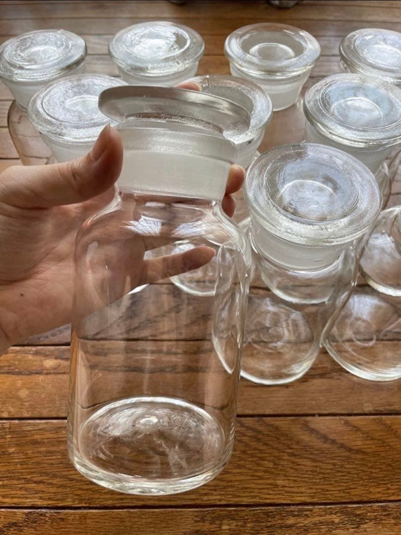 アンティークガラス瓶 薬瓶14本セット