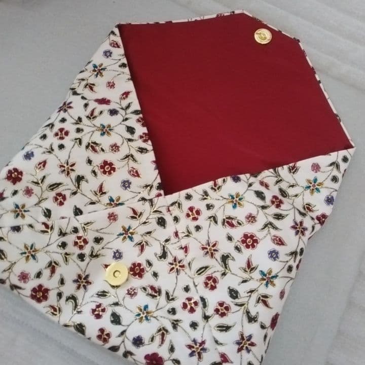 笹蔓手金更紗　数寄屋袋　京都　鈴木時代裂研究所　謹製　新品未使用品