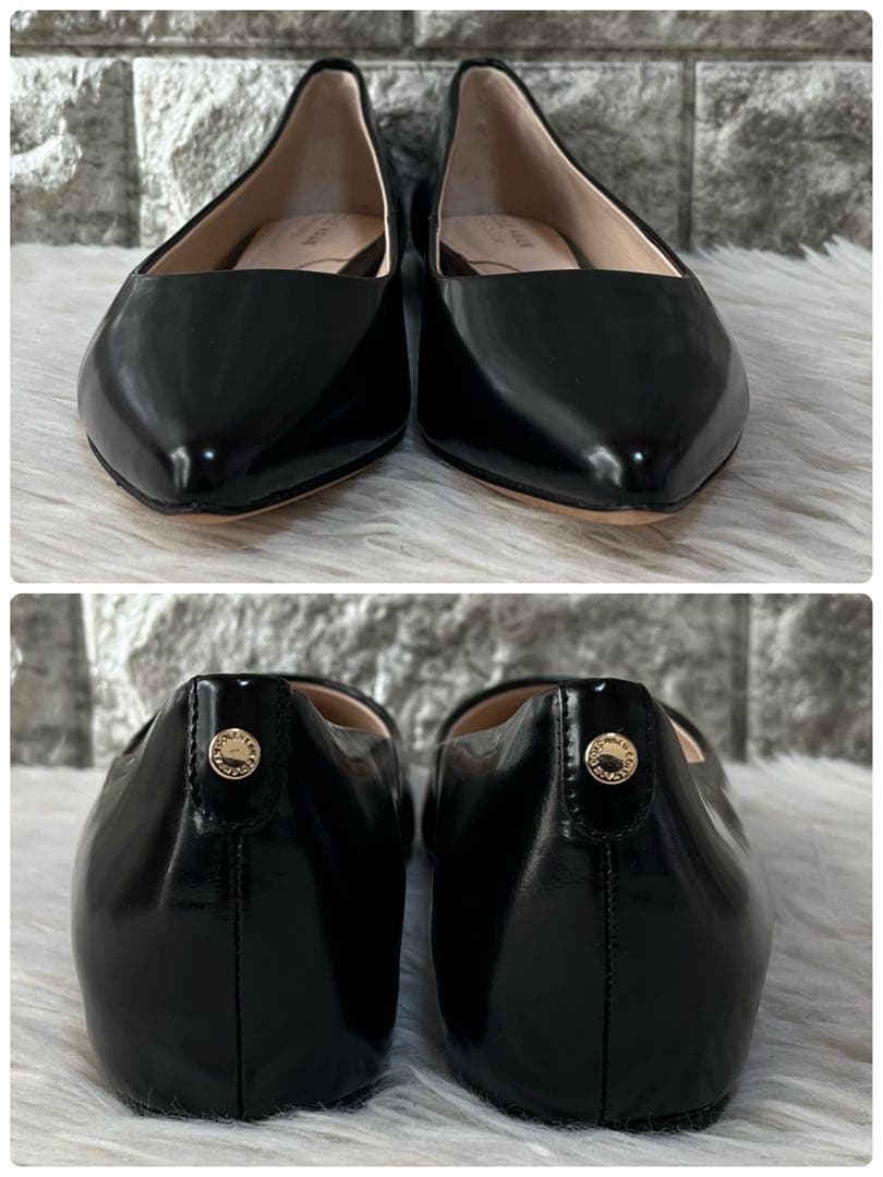 【新品未使用】コールハーン　ブレンナ スキマー　レザー　フラットパンプス