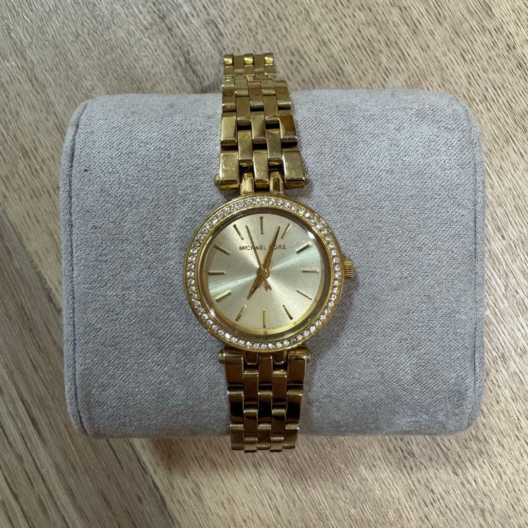 マイケルコース　時計　ゴールド