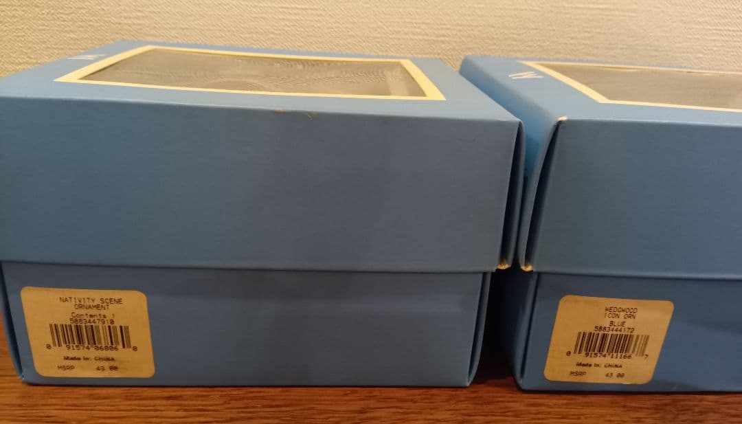 ウエッジウッド　　オーナメント 2個セット　クリスマス　レア