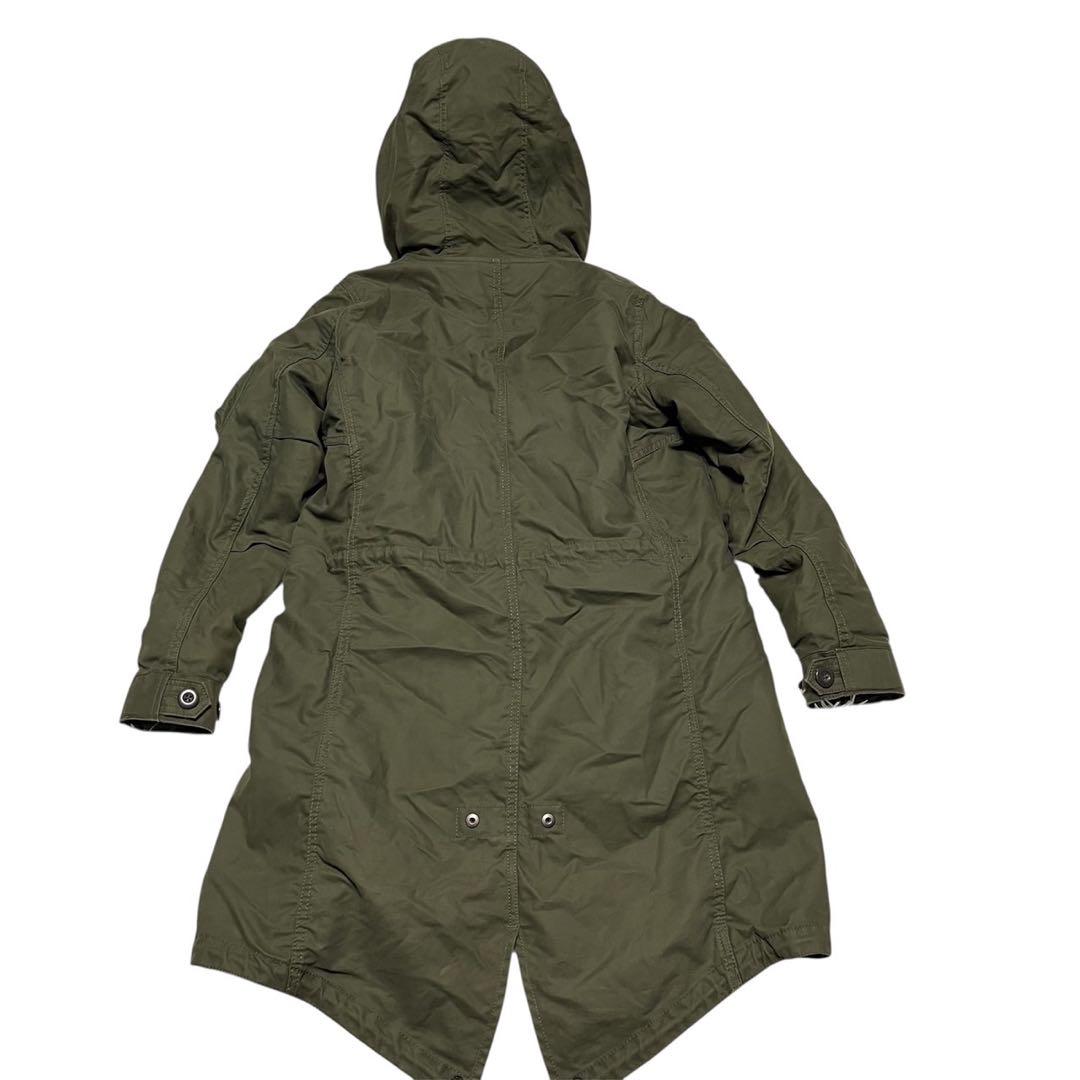 【美品】アメリカンラグシー モッズコート オリーブ Ｍ 4way ラクーンファー