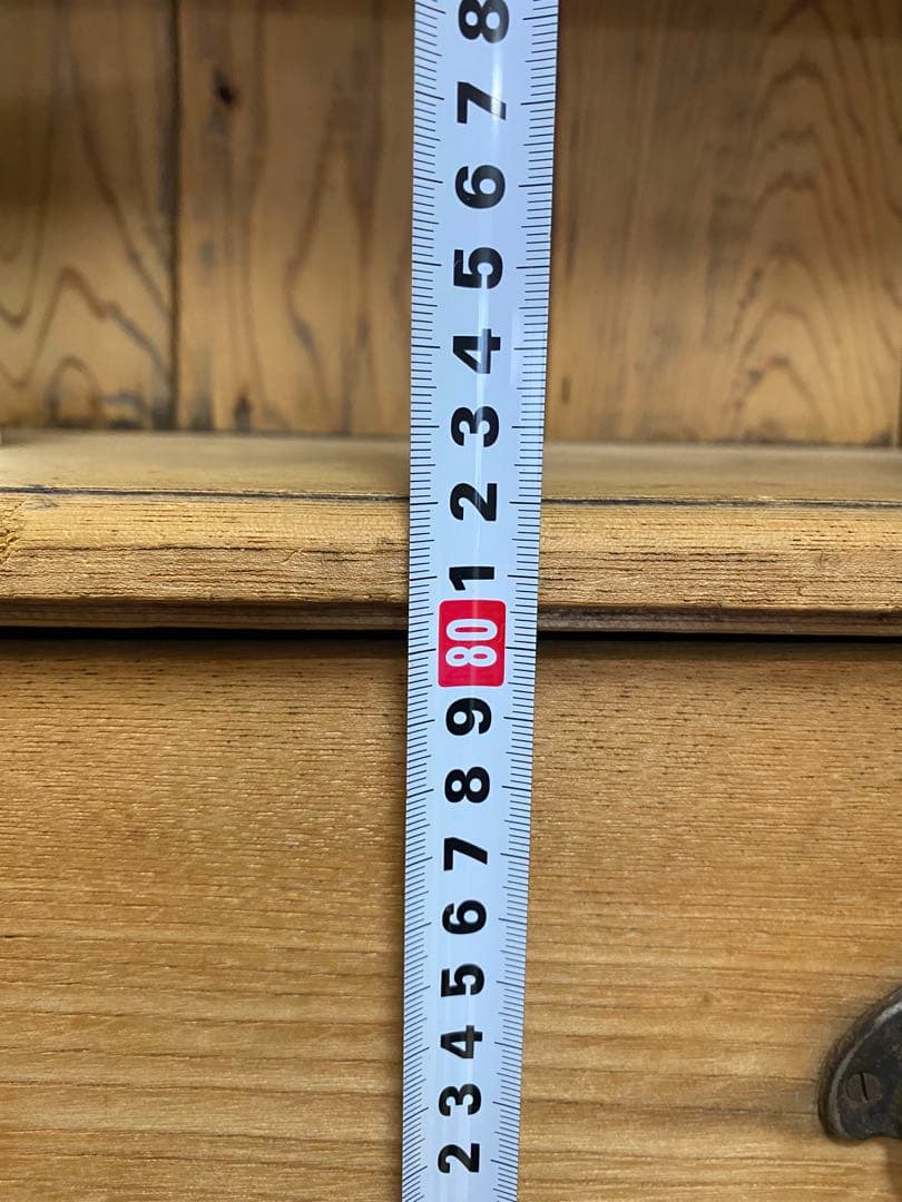 アンティーク　食器棚