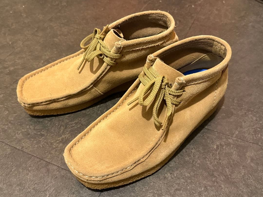 【クラークス】Clarks ワラビーブーツ　ダークサンドスウェード　UK7