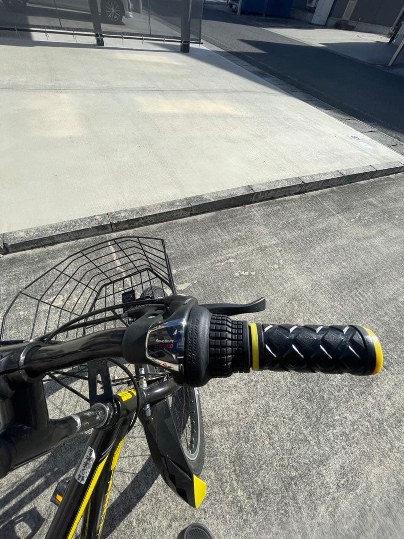 子供用自転車 黒と黄色 24インチ　へいぱぱさん専用