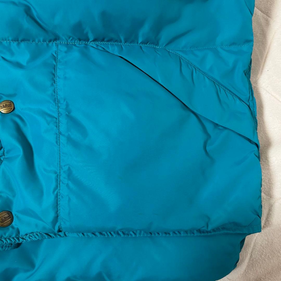 80's ビンテージ エルエルビーン ダウン ベストM 旧タグ USA製 トート