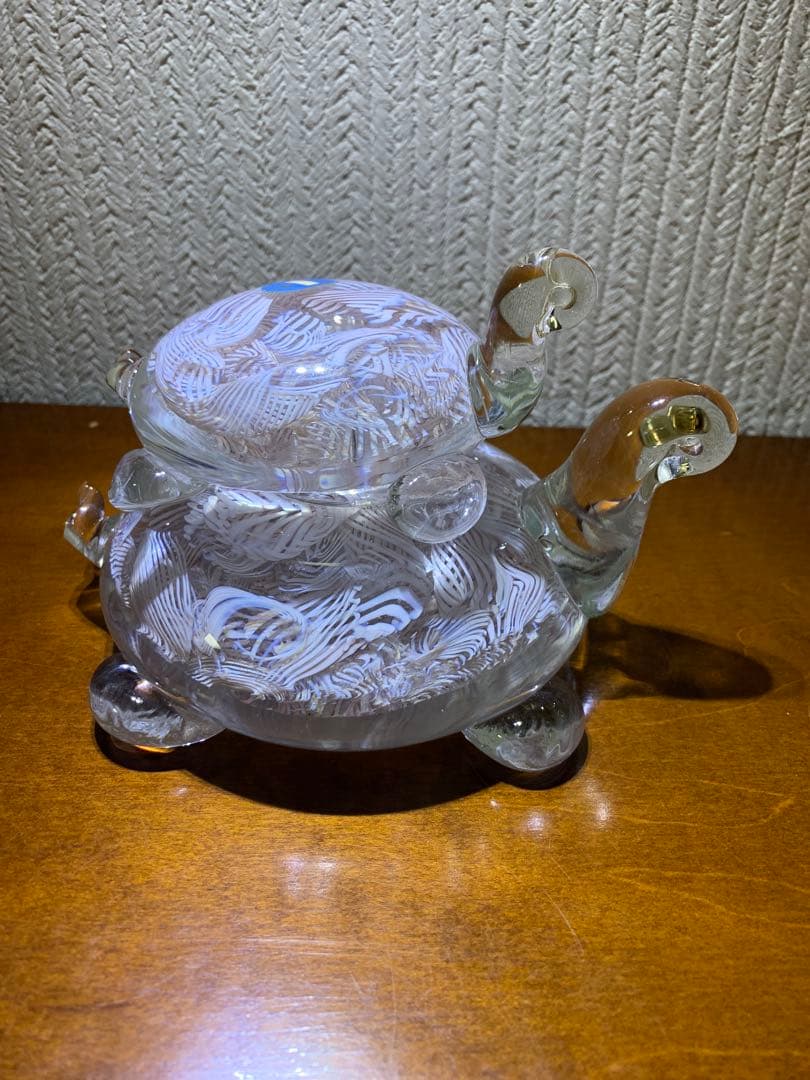 MURANOムラーノ親子亀　インテリア　ベネチアングラス　イタリア製