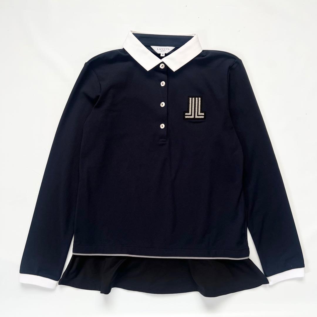 LANVIN SPORT ランバンスポール　セットアップ　長袖　ロゴ　スカート