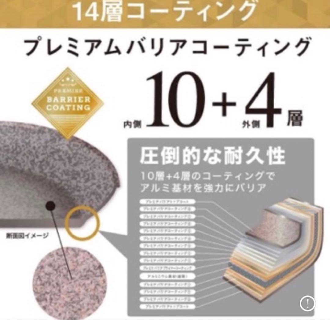 ムテキバリアフライパン　2つ２0cm 新品未使用