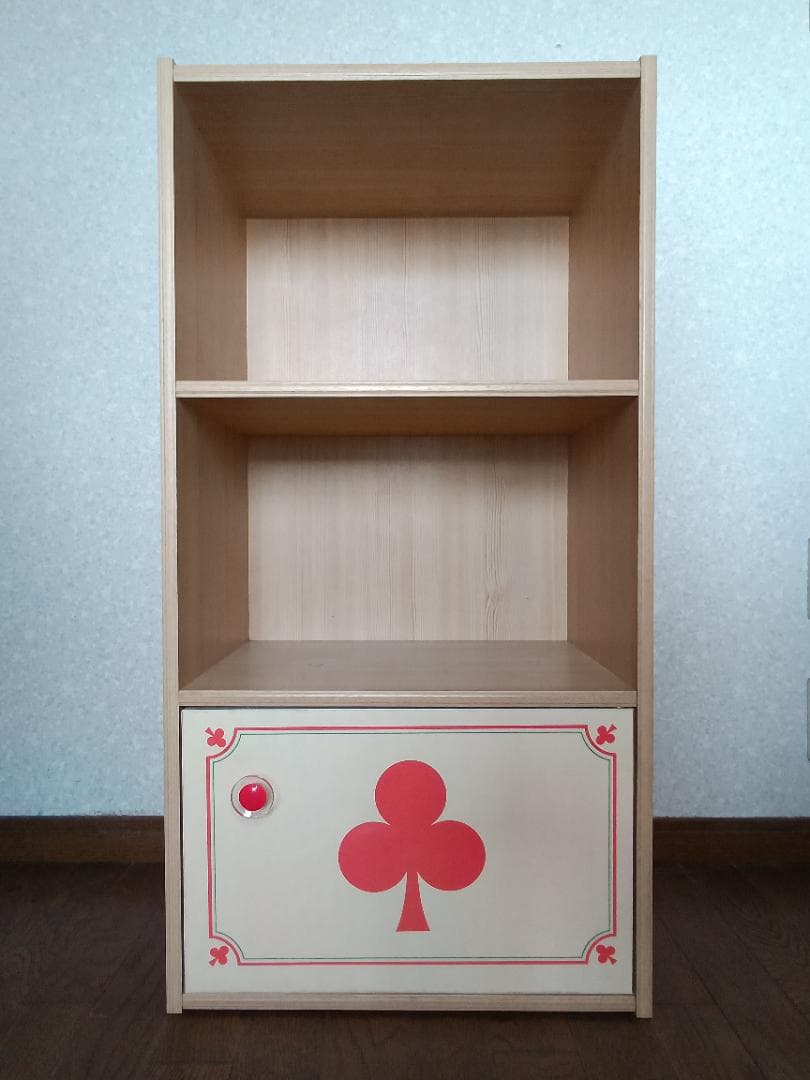 昭和レトロ レトロポップ ラック シェルフ カラーボックス 棚 3段 三段