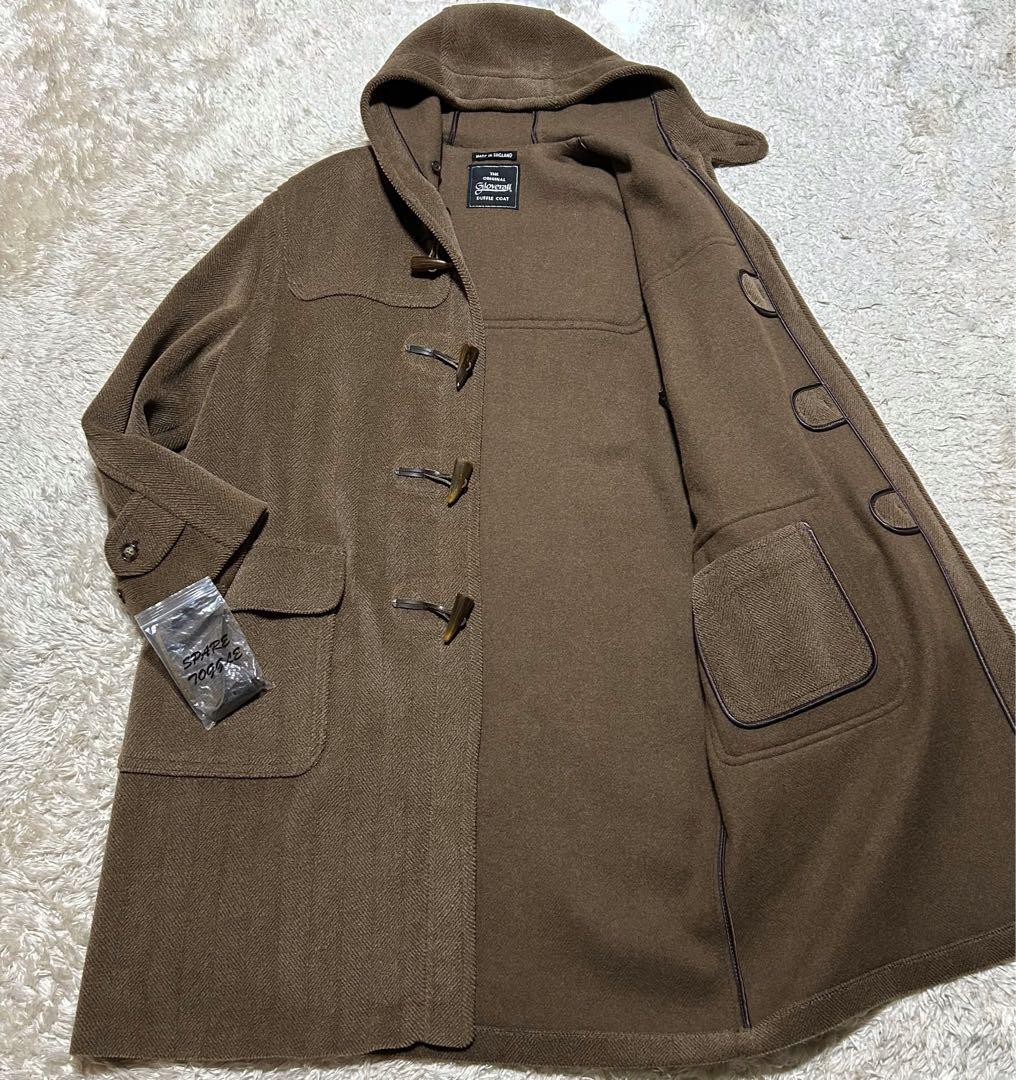 グローバーオール キングストンムーアブルックヘリンボーンダッフルコート4XL