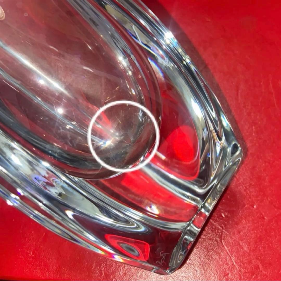 バカラ ブードンドール　重厚作品　花瓶　フラワーベース