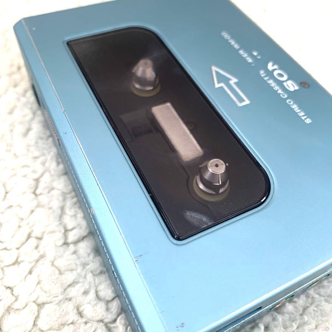 【ジャンク】【希少】SONY Walkman WM-DD ブルー　カセットテープ