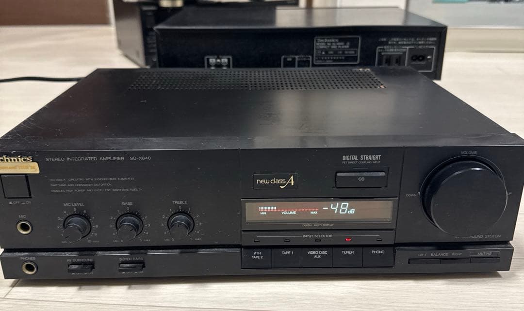 Technics X840システムコンポ 通電確認済み3点セット