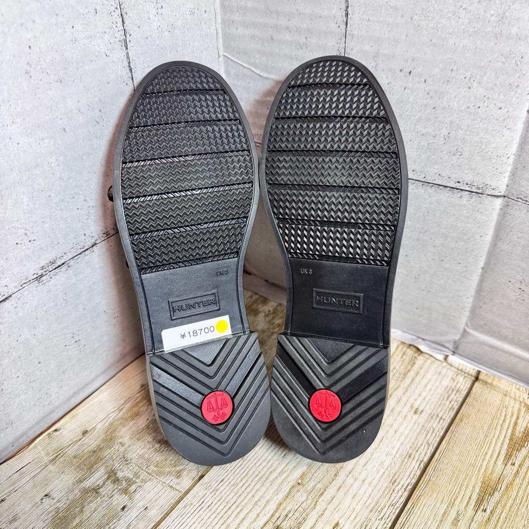 【新品未使用品】ハンター リファインド ボウ グロス ローファー UK3