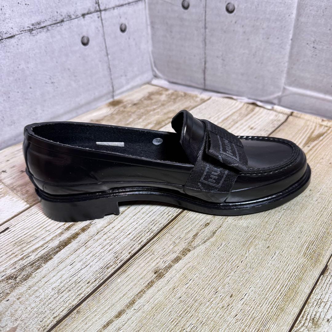 【新品未使用品】ハンター リファインド ボウ グロス ローファー UK3