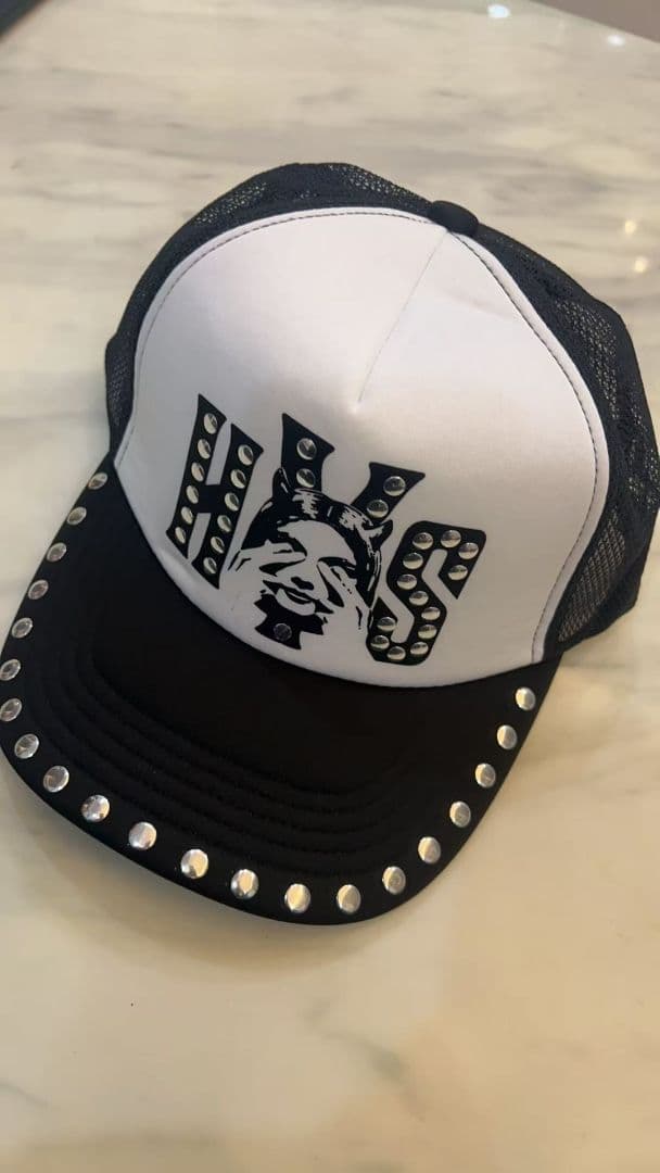 【新品未使用】ヒステリックグラマー　スタッズメッシュキャップ #008
