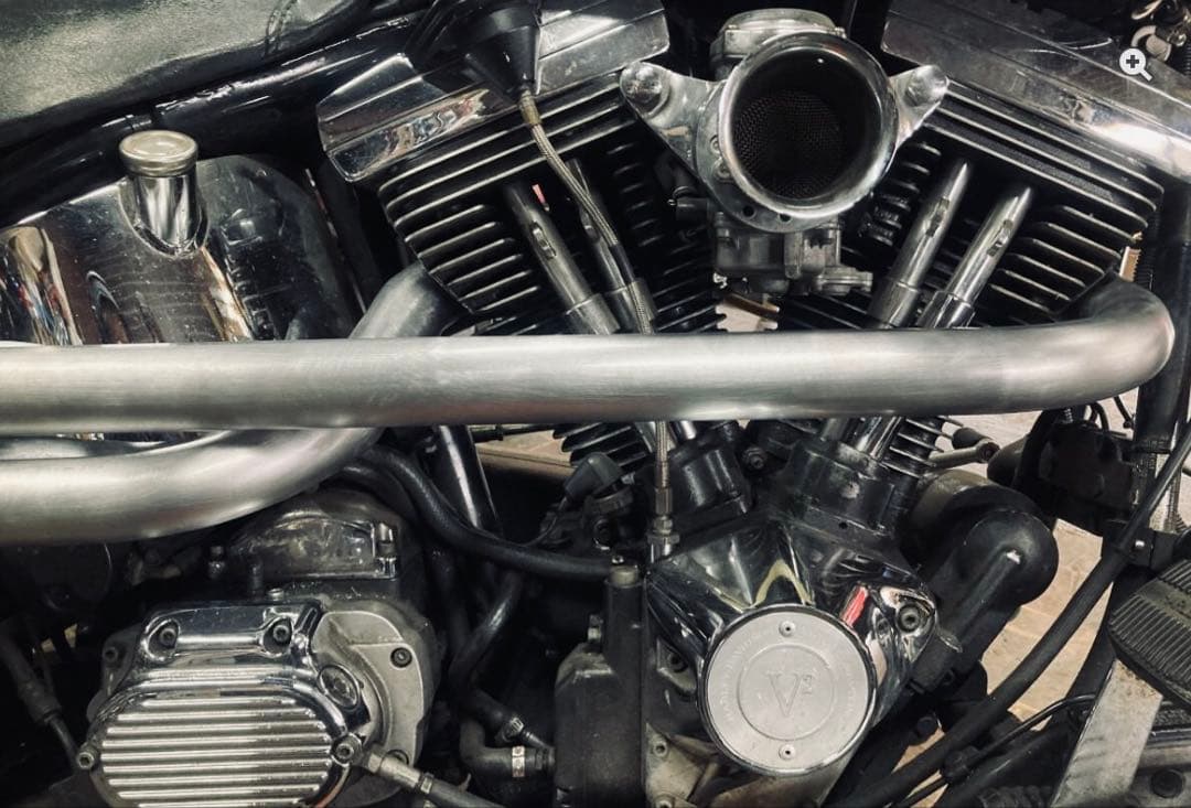 エボ　ソフテイル　ワンオフ　ショットガン　マフラー　ハーレー　tc88