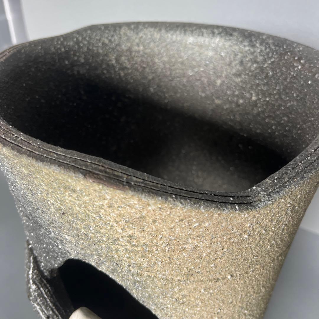 信楽焼傘立て  枝乗りふくろう 高さ４1cm