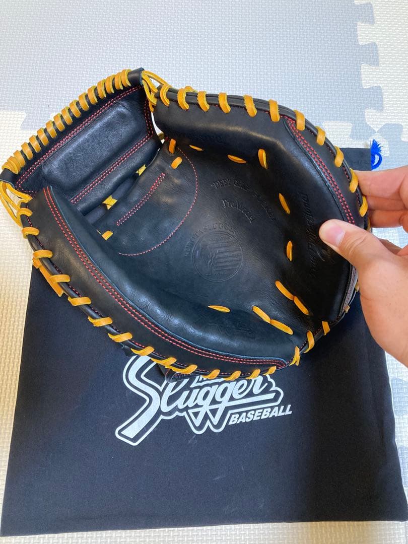 ア*ツ様 久保田スラッガー 軟式用キャッチャーミット　東京支店型付け