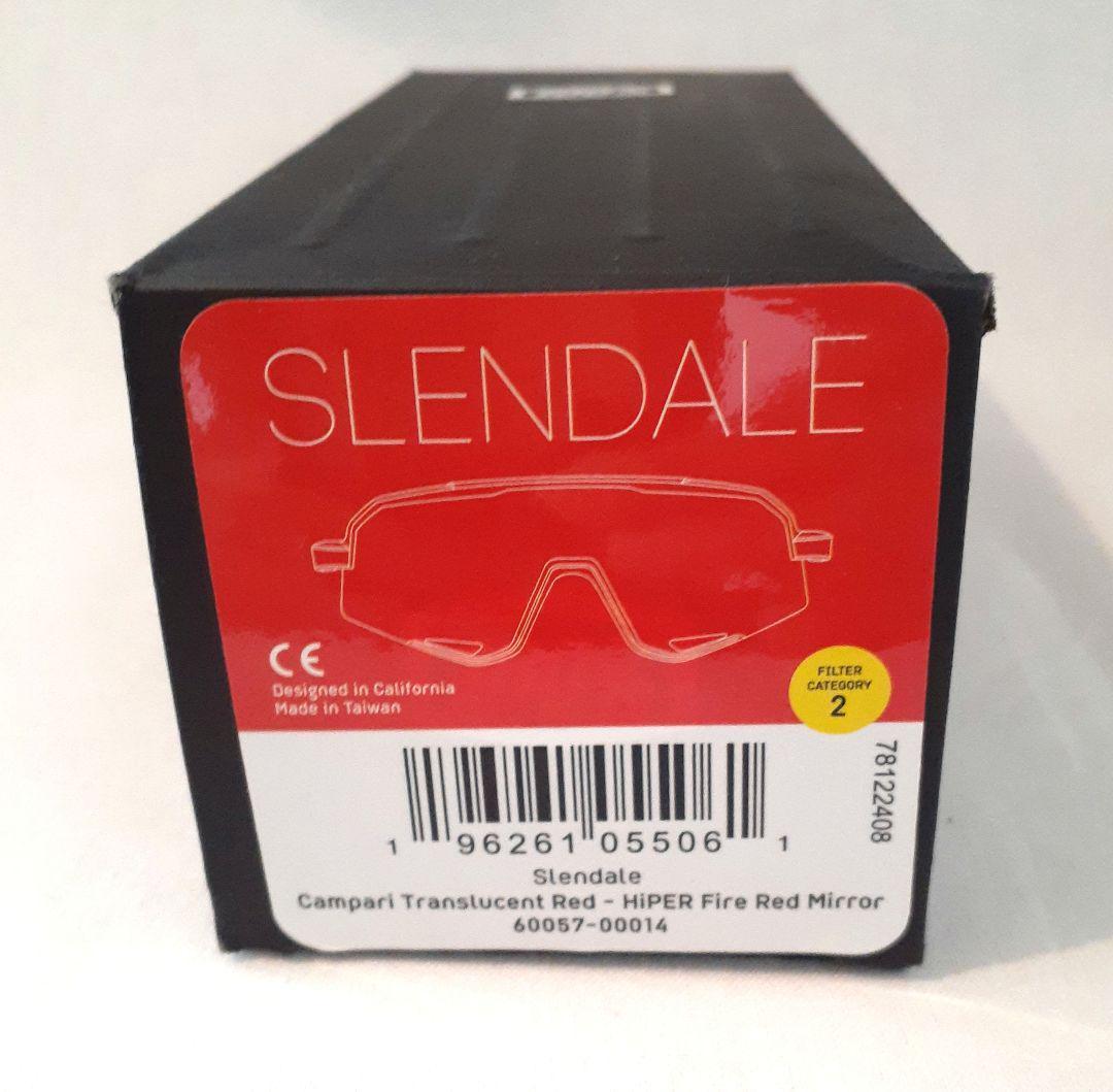 2025 新色 100% Slendale レッド ワンハンドレッド サングラス