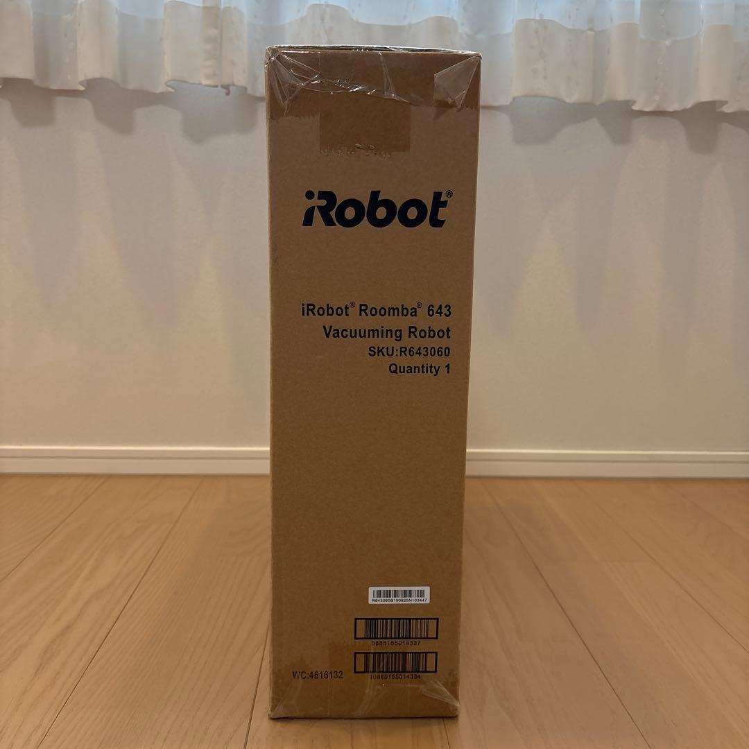 【３連休価格】新品未開封　iRobot Roomba 643 ロボット掃除機本体