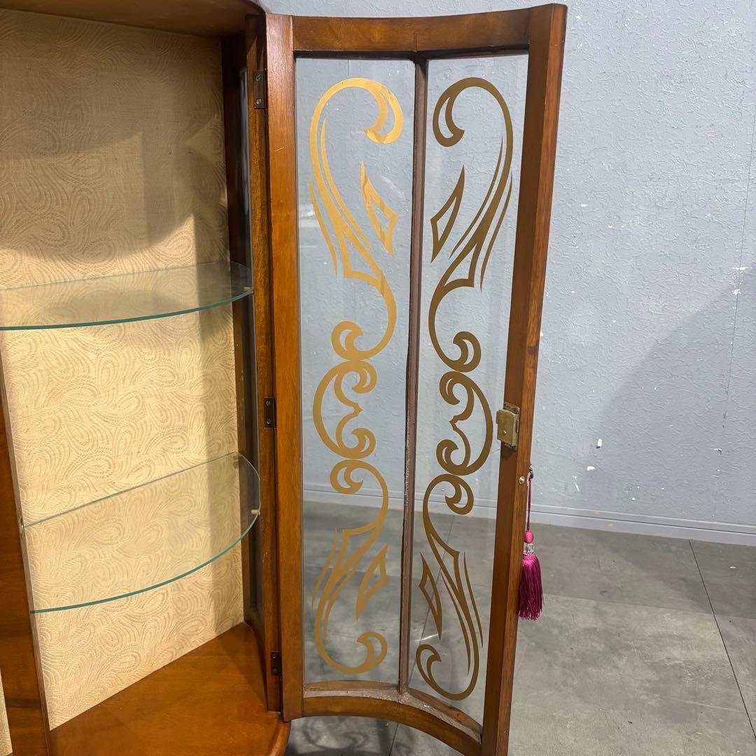 ガラスショーケース　ジョンブル　アンティーク