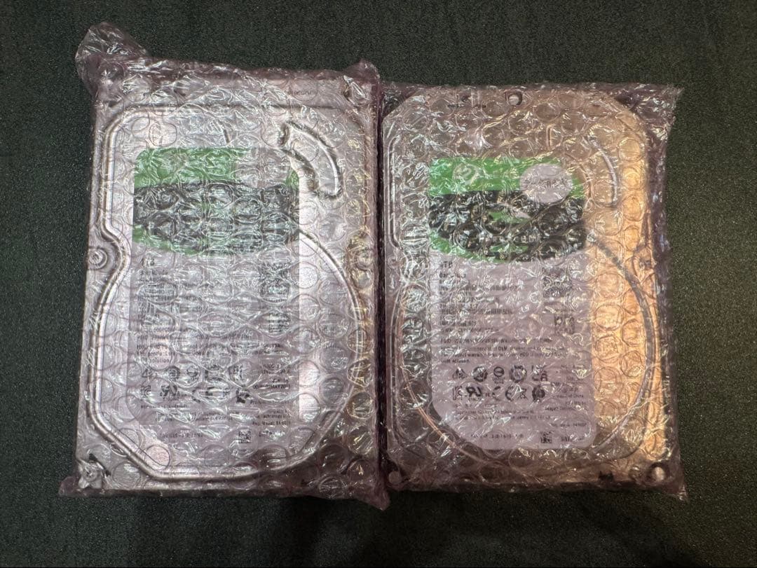 Seagate Barracuda 4TB HDD 2台セット