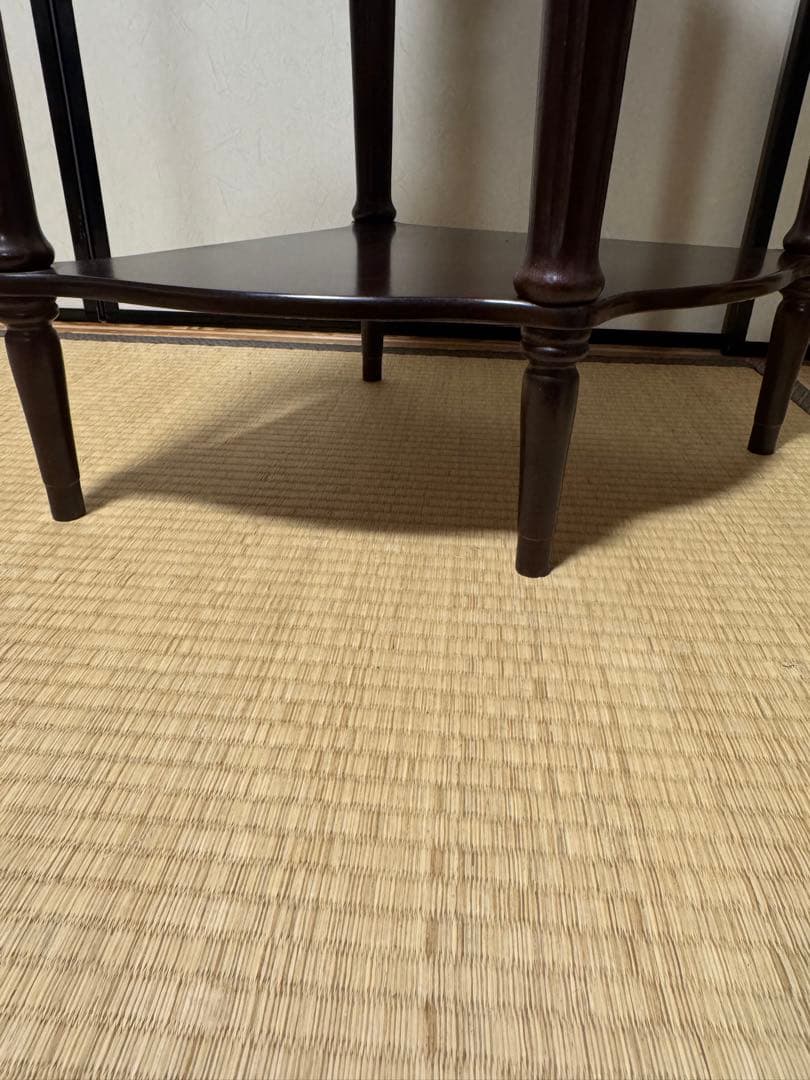 アンティーク　コンソールテーブル　コーナー三角