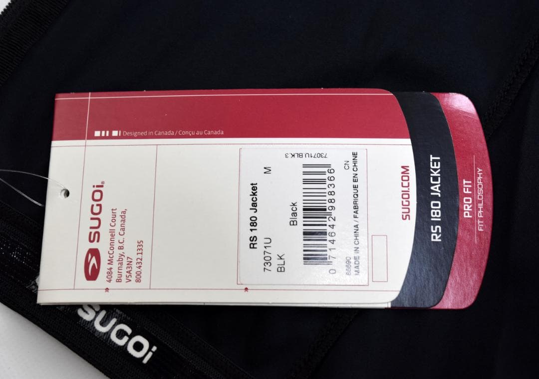 SUGOI★スゴイ RS180 ジャケット size:M ブラック