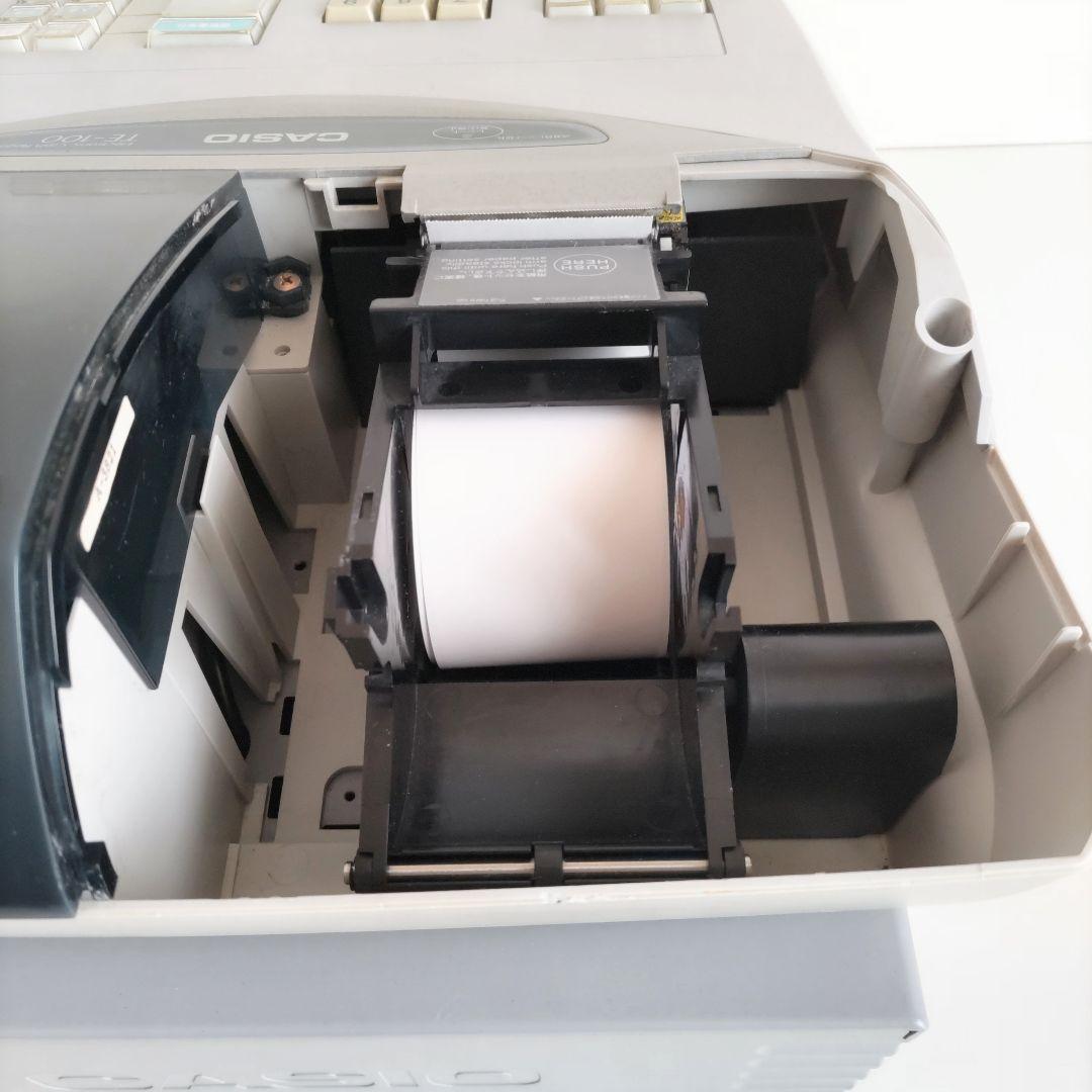 CASIO レジスター TE-100 2段式ドロワー 感熱紙ロール付属