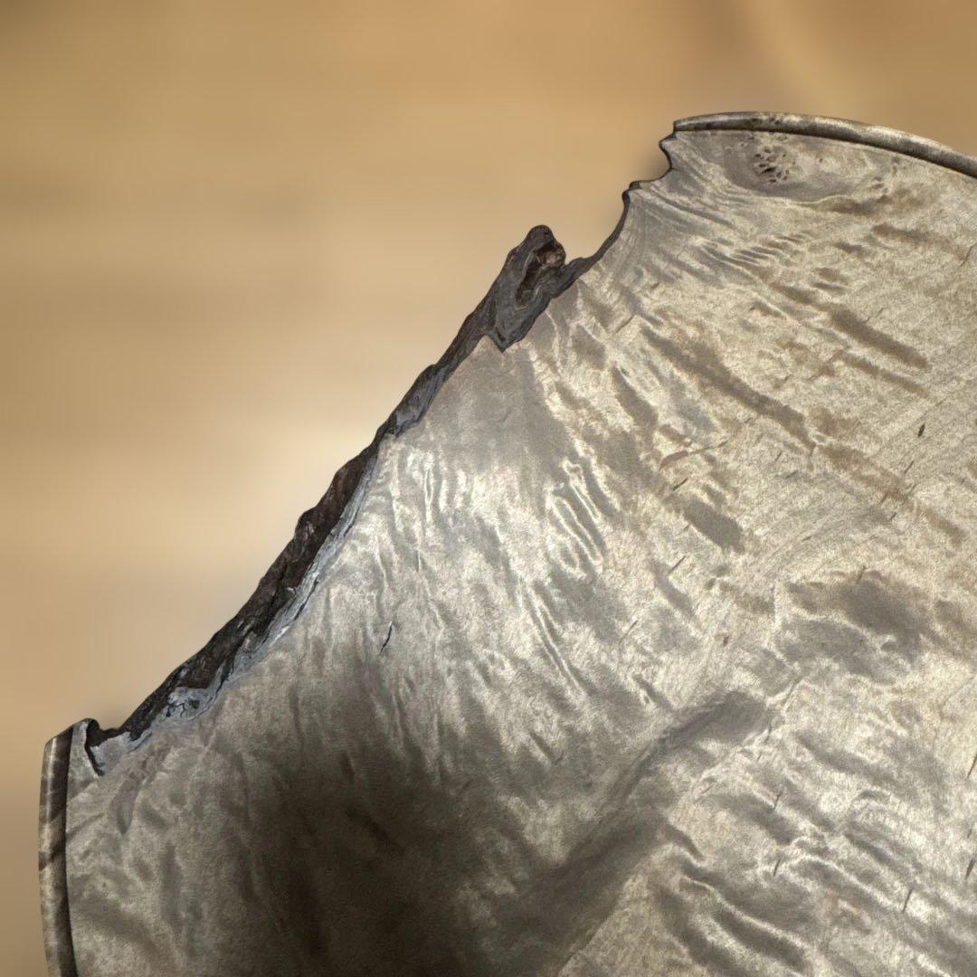 【希少】新品未使用 内田悠 盆 Φ260 鉄媒染