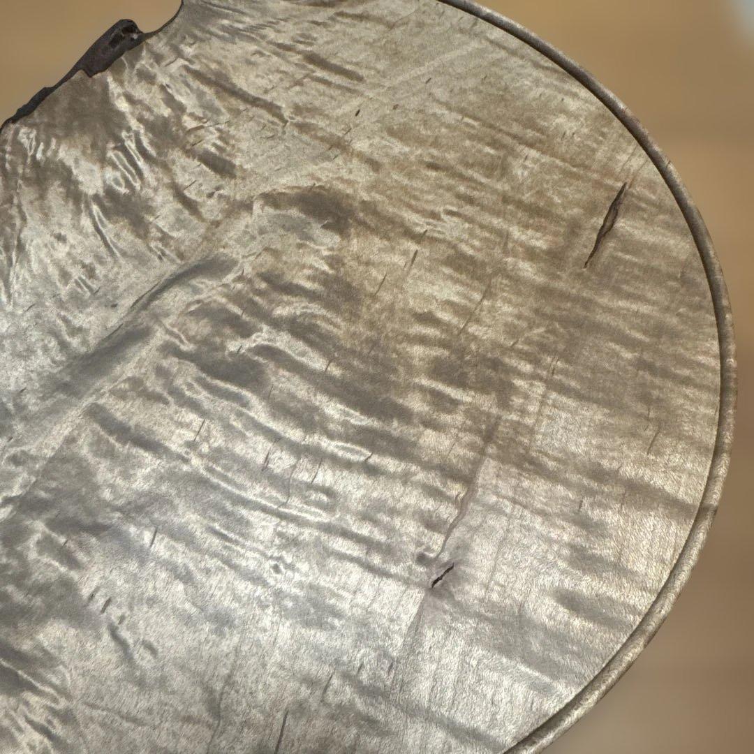 【希少】新品未使用 内田悠 盆 Φ260 鉄媒染